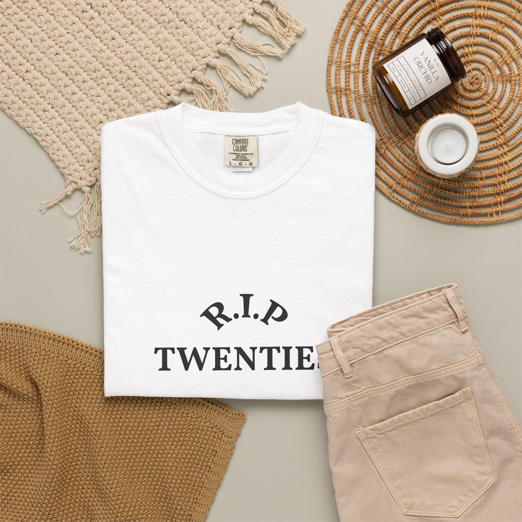 R.I.P. Twenties T-Shirt — Funny 20s Graduation/Turning 30 Tee